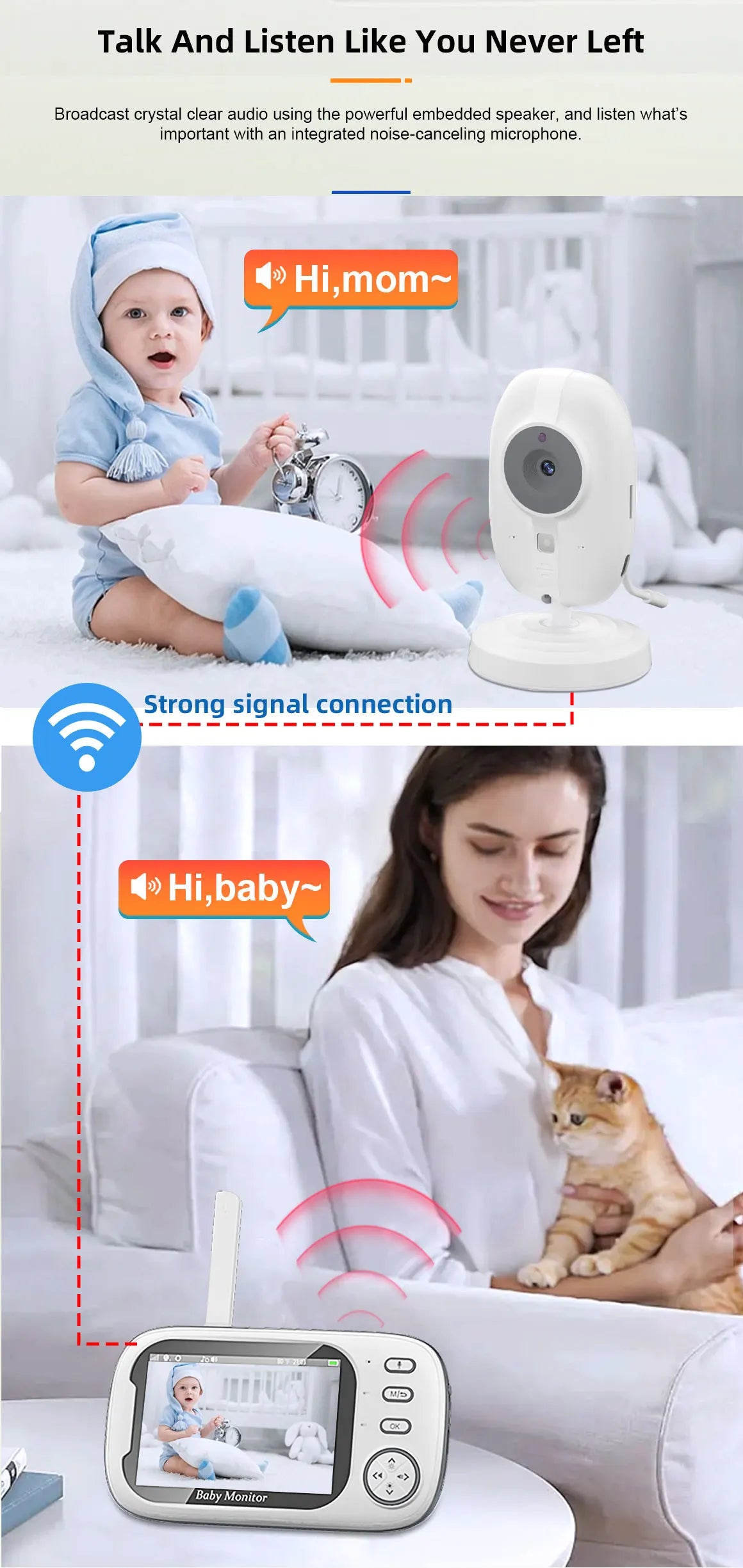 Cdycam Wireless LCD Display Monitor Video