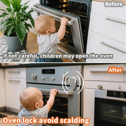 Verrou sécurité four et frigo bébé