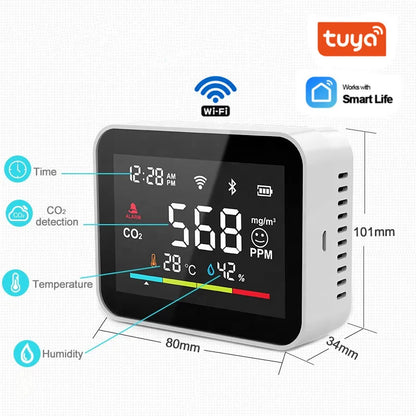 Tuya Wifi Smart Smoke Alarm Detector