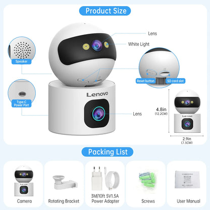 Smart WiFi Lenovo Dual Camera