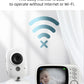 TakTark 3.2 Inch Wireless Video Baby Monitor Auto Night Vision Two-Way Intercom Temperature Monitoring Surveillance Camera Nanny