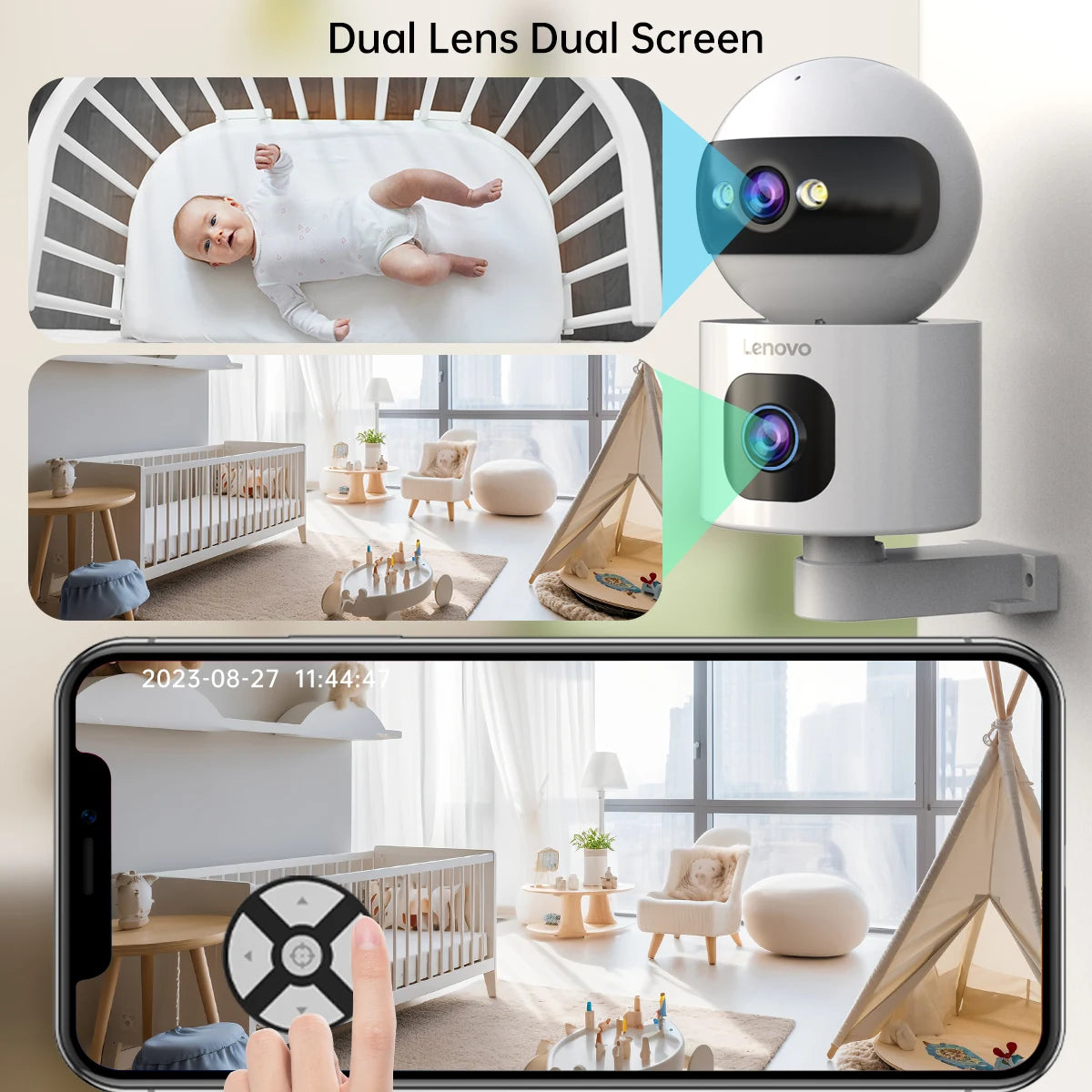 Smart WiFi Lenovo Dual Camera