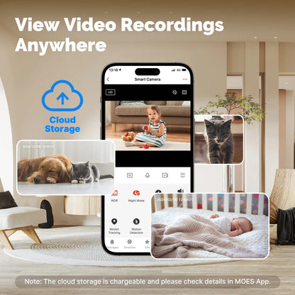 MOES Indoor WiFi Smart Security Camera