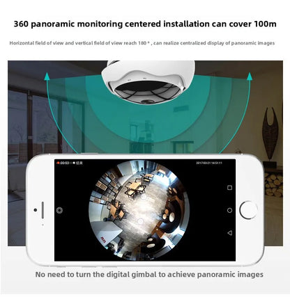 Panoramic WIFI IP Surveillance Camera