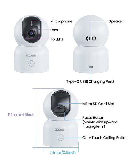 Smart Auto Tracking Home Security Camera