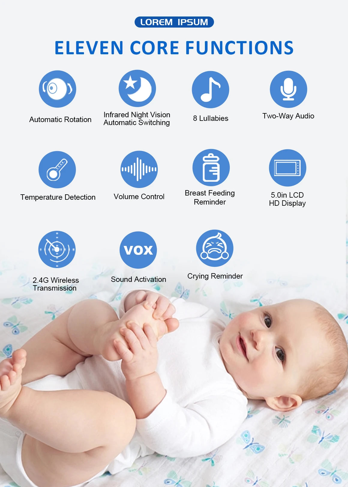 Eye4U Baby Cry Alarm