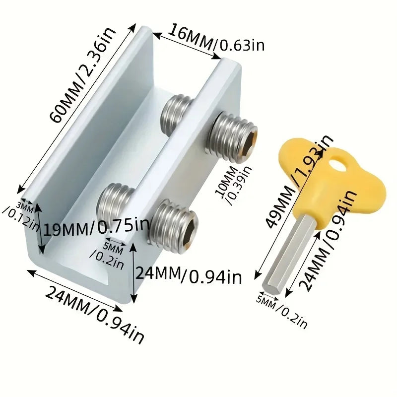 Sliding Sash Stopper Cabinet Doors Security