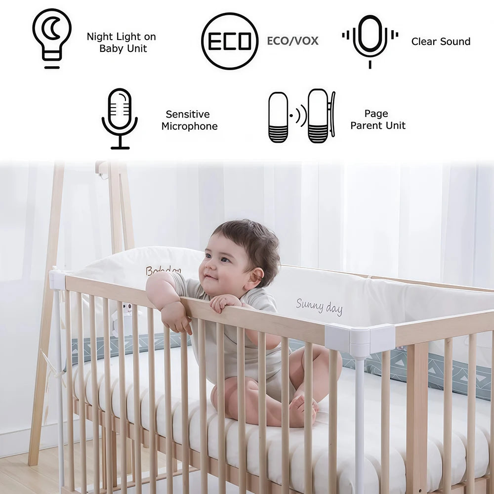 Small Portable 2.4Ghz Wireless Baby Monitor
