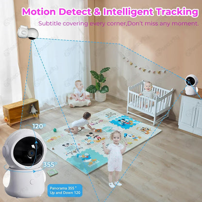 WireLess Auto Tracking WiFi Baby Monitor