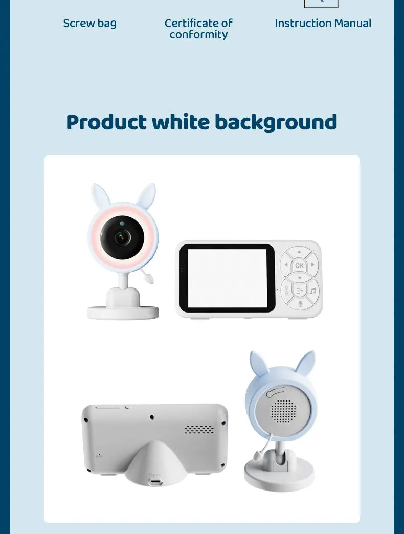 DANMINI WireLess Night light baby monitor