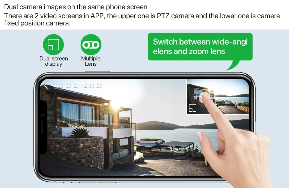Tuya Dual Lens WiFi Baby Camera
