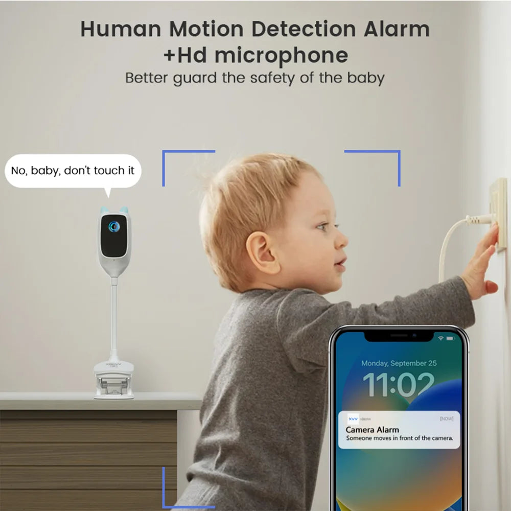WireLess WiFi indoor rotating network camera