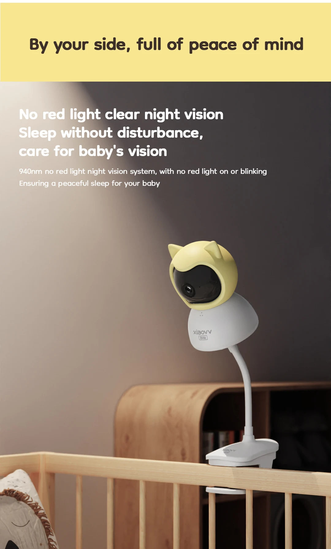 WireLess WiFi Xiaovv indoor Baby Monitor