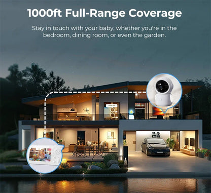WireLess Auto Tracking WiFi Baby Monitor