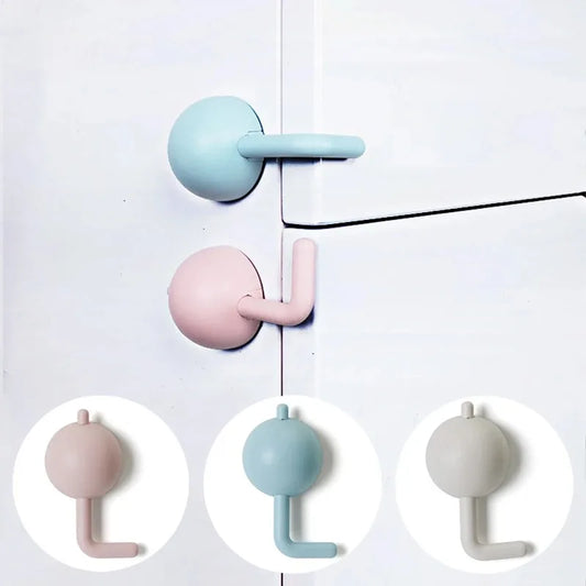 3Pcs Baby Safety Locker Home Security Protection Drawer Door Lock for Children Anti-pinch Refrigerator Cabinet Locks for Kids