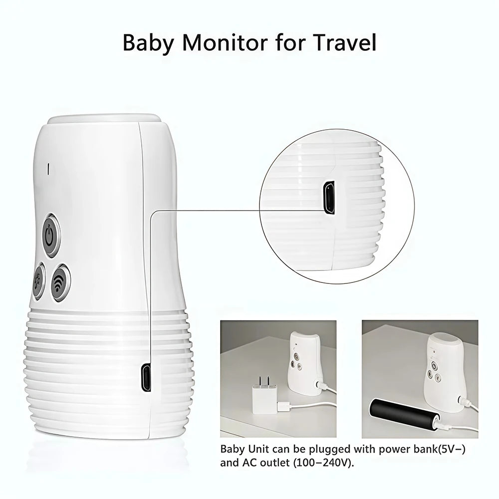 Small Portable 2.4Ghz Wireless Baby Monitor