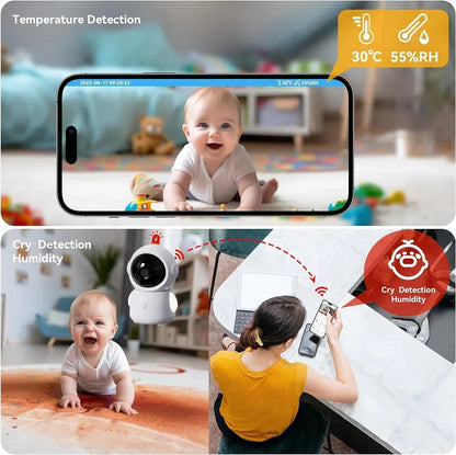 WireLess Auto Tracking WiFi Baby Monitor