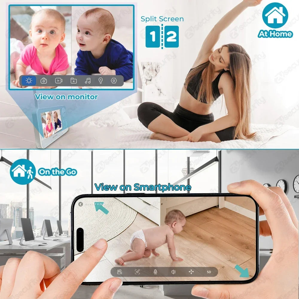 WireLess Auto Tracking WiFi Baby Monitor