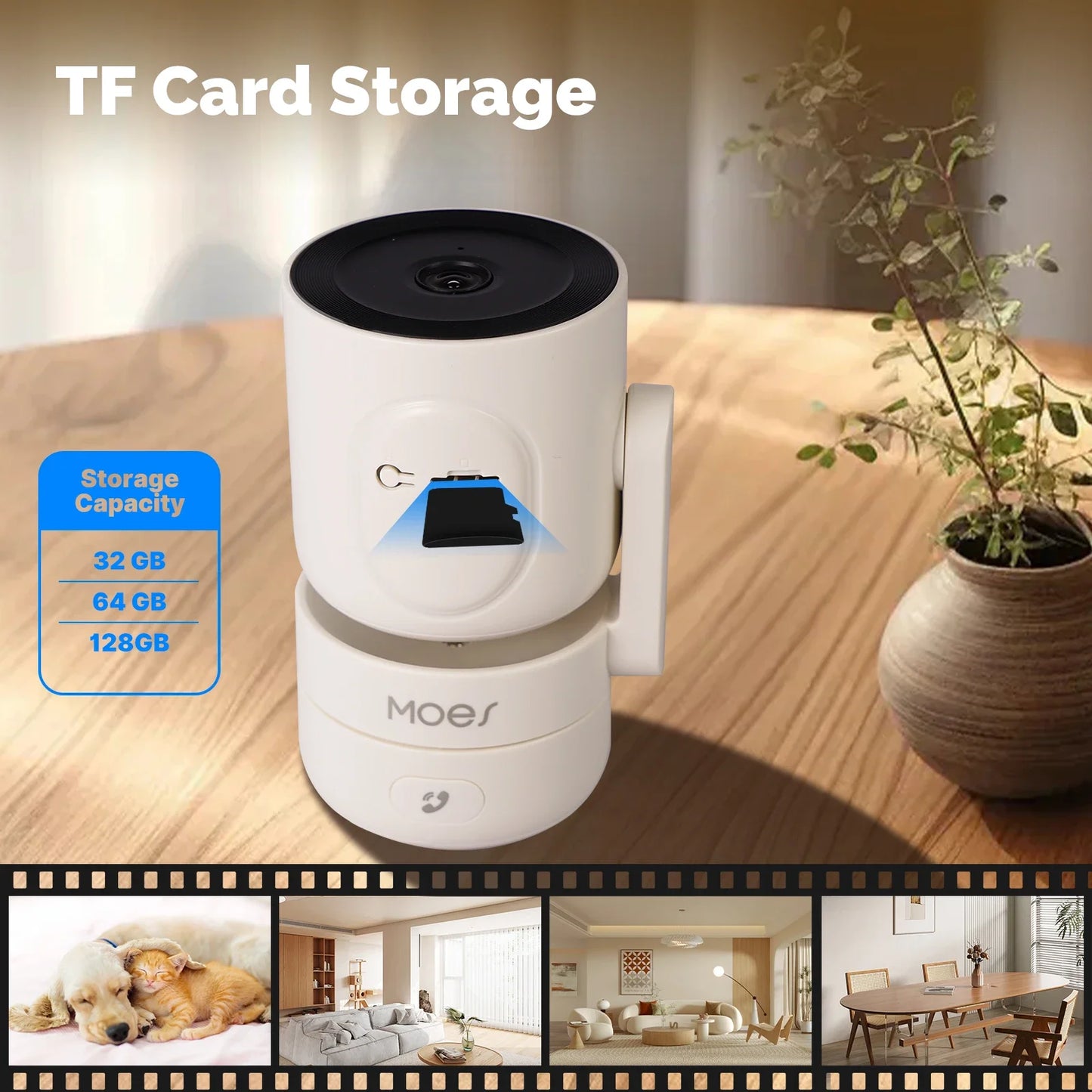 MOES Indoor WiFi Smart Security Camera