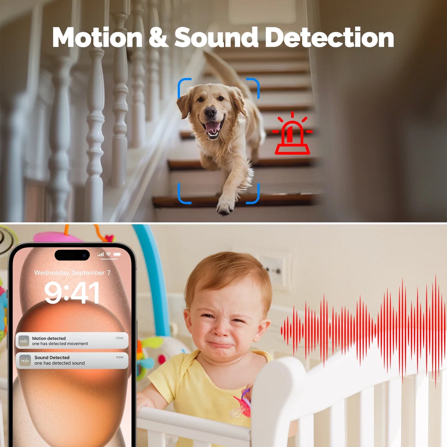 MOES Indoor WiFi Smart Security Camera