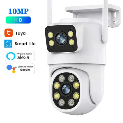 10MP Dual Lens Tuya Wi-Fi Wireless Camera