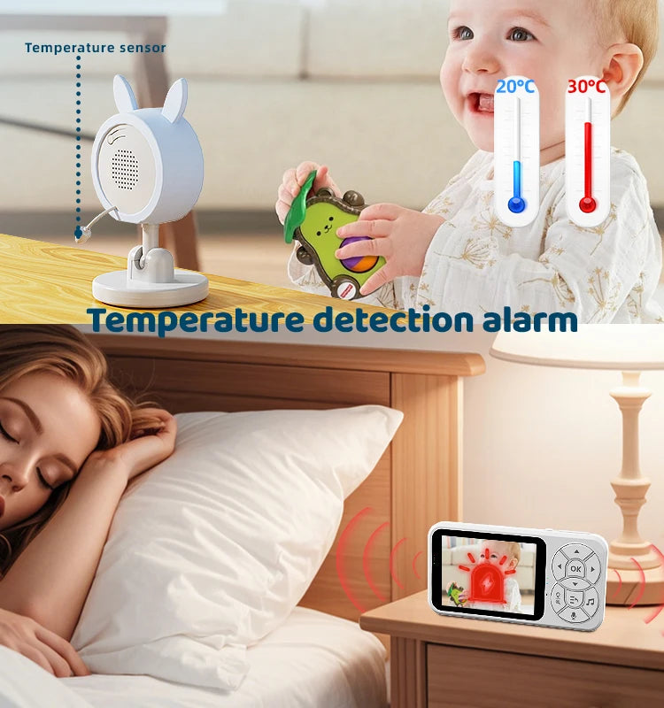 DANMINI WireLess Night light baby monitor