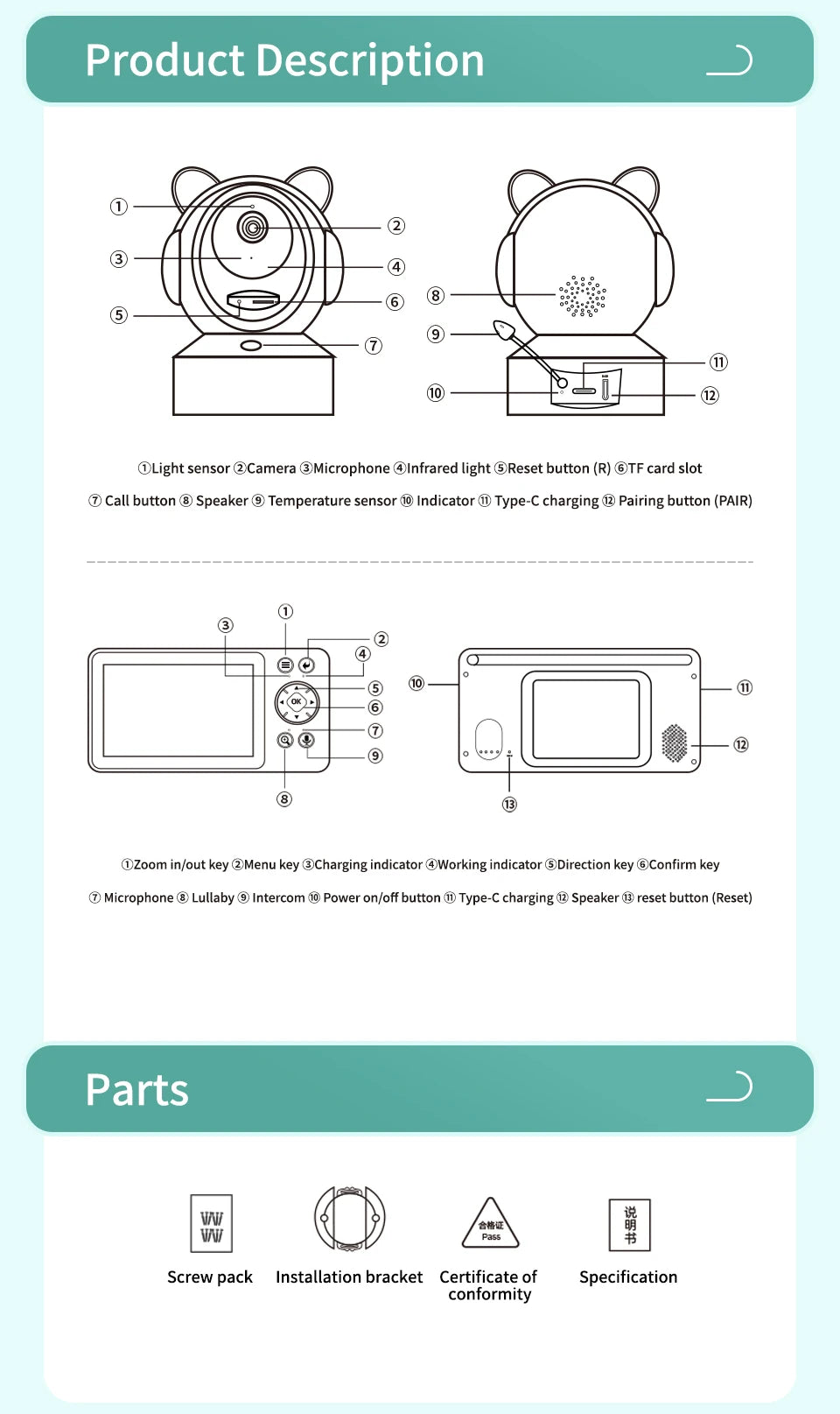 WireLess Wi-Fi Remote Control Monitor