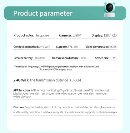 WireLess Wi-Fi Remote Control Monitor