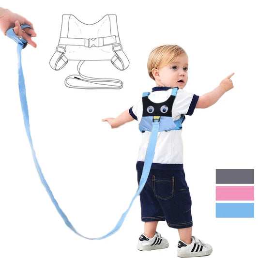 Baby Safety Harness Leash Kids Toddler Anti Lost Backpack Belt Outdoor Children's Safety Walk Belt For 1-3 Yrs  Anti-lost