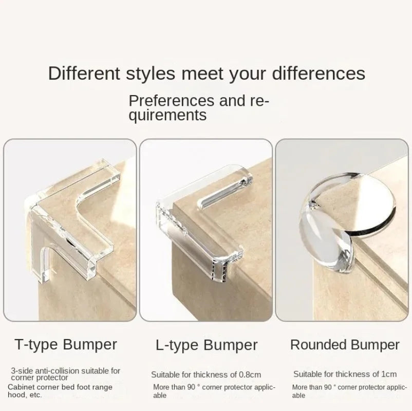 Durable Rubber Table Corner Safe Protectors