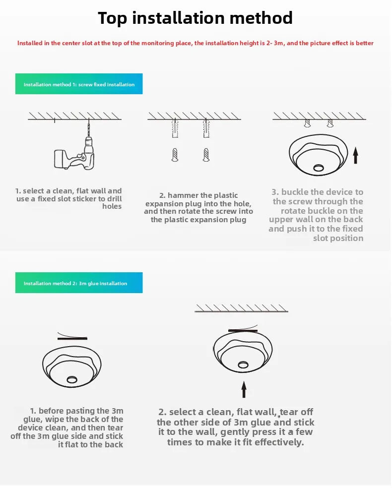 Panoramic WIFI IP Surveillance Camera