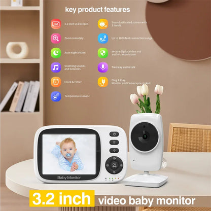 Baby Monitor Wireless Rechargeable Video