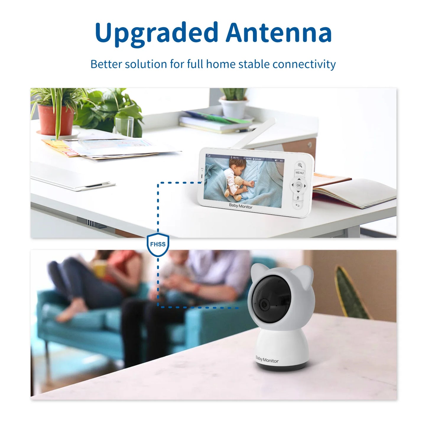 WireLess Babystar 5-inch LCD baby monitor