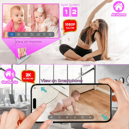 WireLess Auto Tracking WiFi Baby Monitor