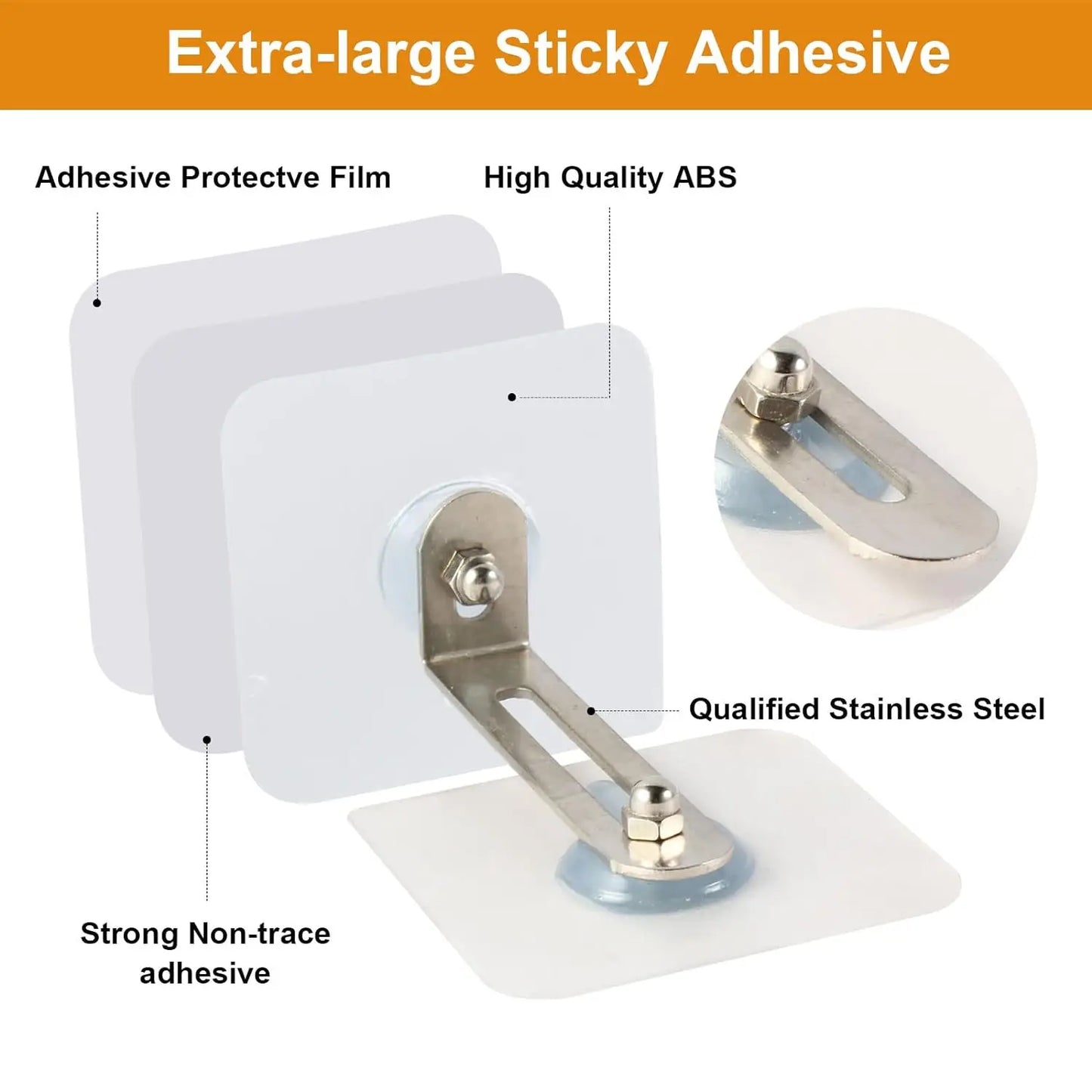 Non drilling Cabinet Anti tipping Fixing Device
