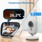 TakTark 3.2 Inch Wireless Video Baby Monitor Auto Night Vision Two-Way Intercom Temperature Monitoring Surveillance Camera Nanny