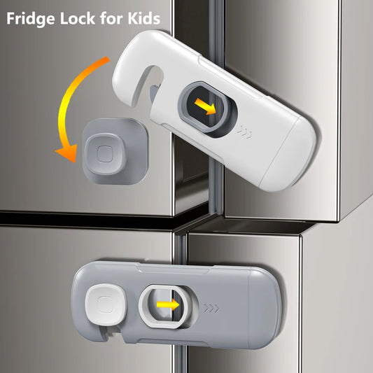 1/2/3/5pcs Child Safety Cabinet Lock Security Protection Home Refrigerator Safety Buckle Baby Anti-Pinch Hand Drawer Door Locks