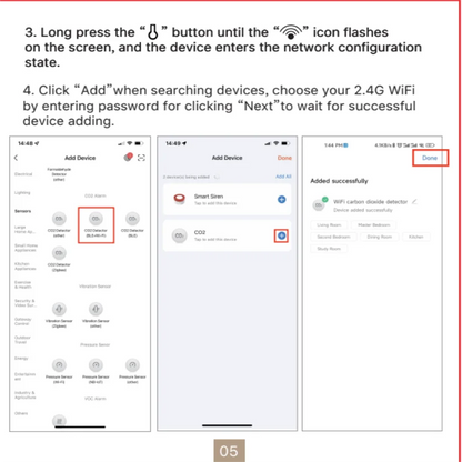 Tuya Wifi Smart Smoke Alarm Detector