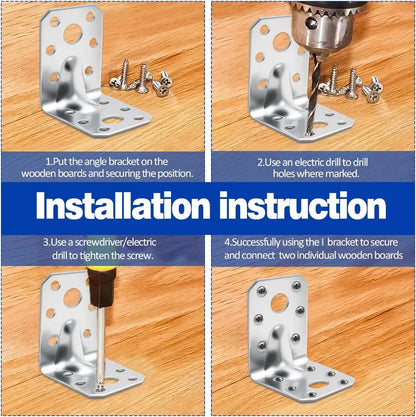 Furniture L-Shaped Corner Brackets