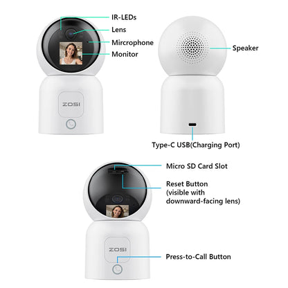 Smart Auto Tracking Home Security Camera