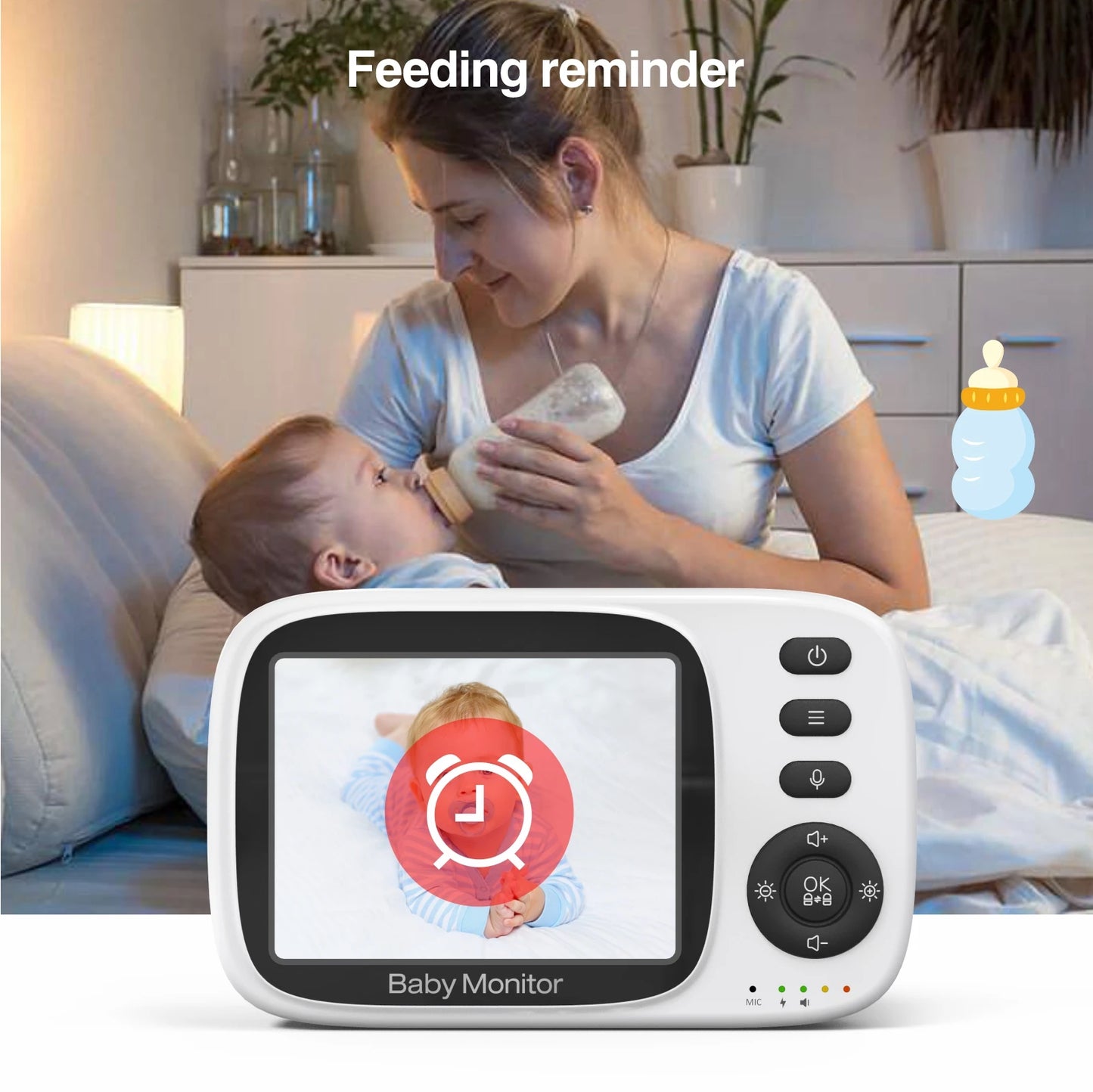 Baby Monitor Wireless Rechargeable Video
