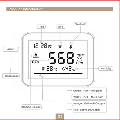 Tuya Wifi Smart Smoke Alarm Detector