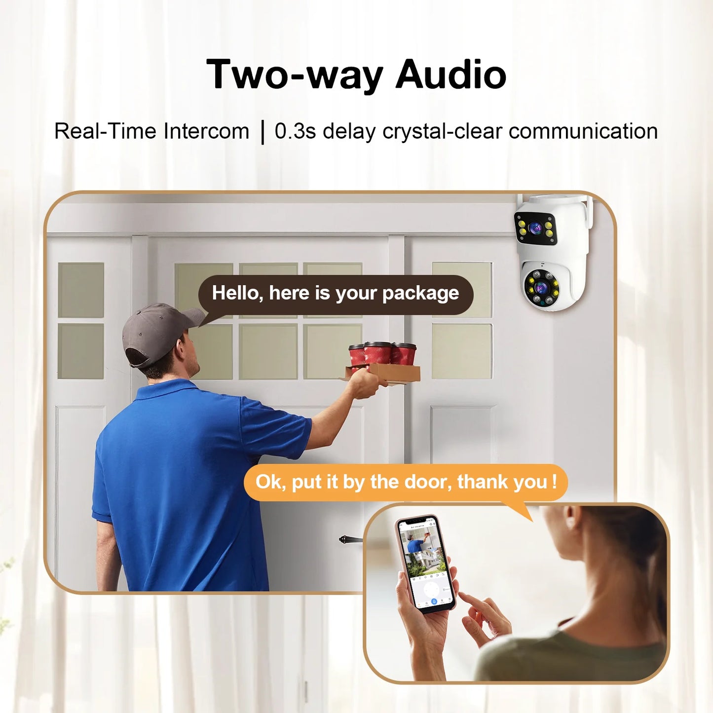 10MP Dual Lens Tuya Wi-Fi Wireless Camera