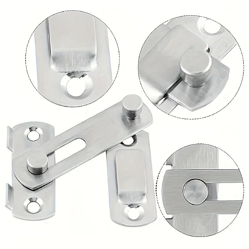 Stainless steel door lock guard