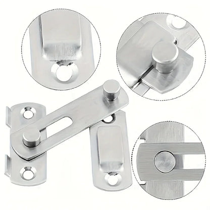 Stainless steel door lock guard