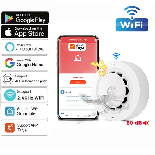 Smoke Fire Alarm Home Security System