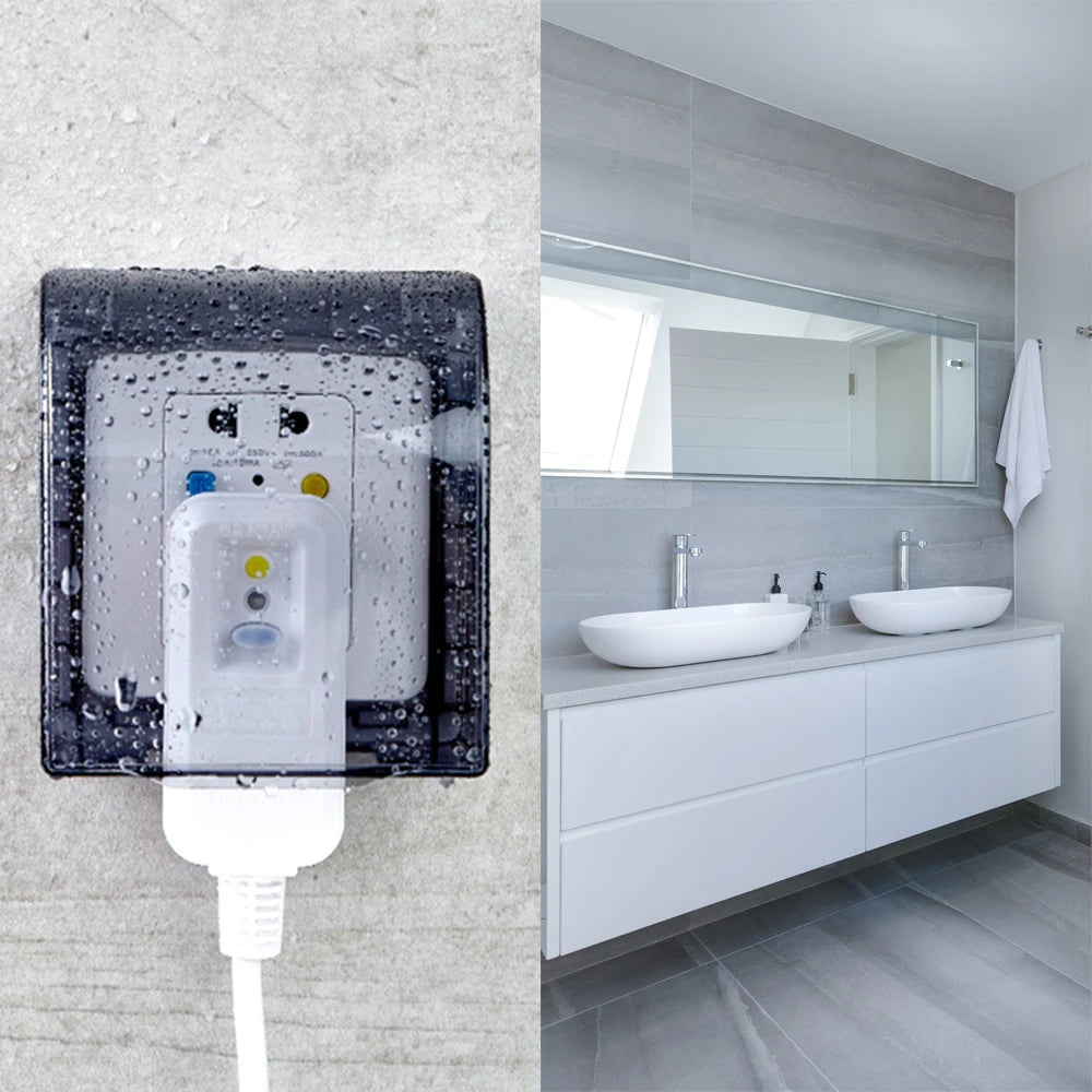 Waterproof Power Switch Wall Socket