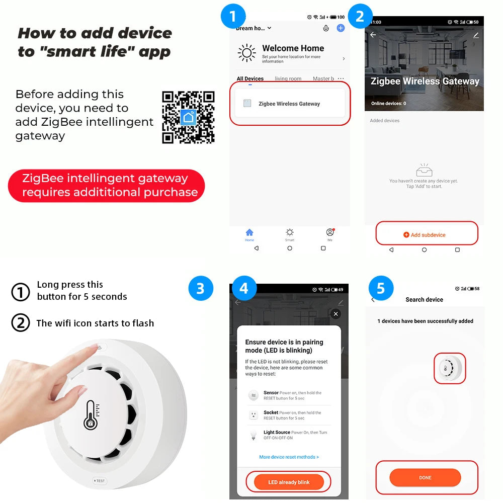 Tuya WiFi Smoke Detector