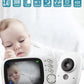 TakTark 3.2 Inch Wireless Video Baby Monitor Auto Night Vision Two-Way Intercom Temperature Monitoring Surveillance Camera Nanny