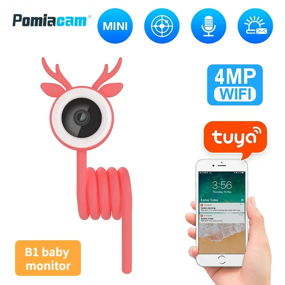 GILEETEEK Smart Life Baby Monitor Mini Camera